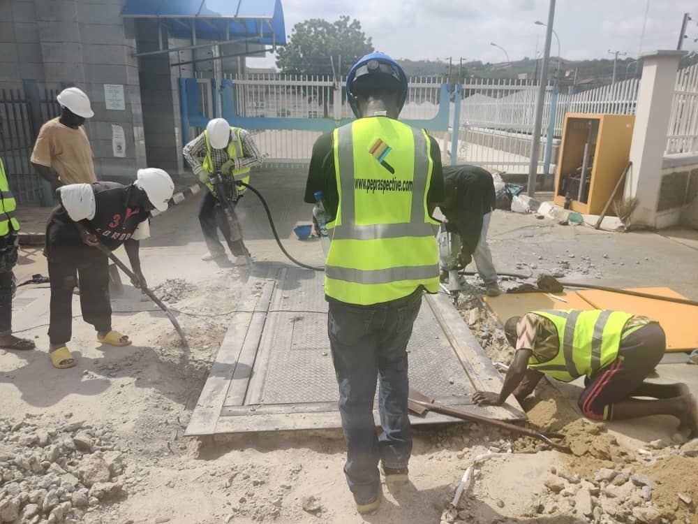 Pepraspective security installation project in Nigeria