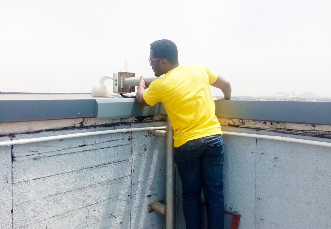 Pepraspective security installation project in Nigeria