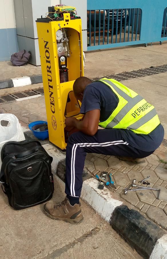 Pepraspective security installation project in Nigeria