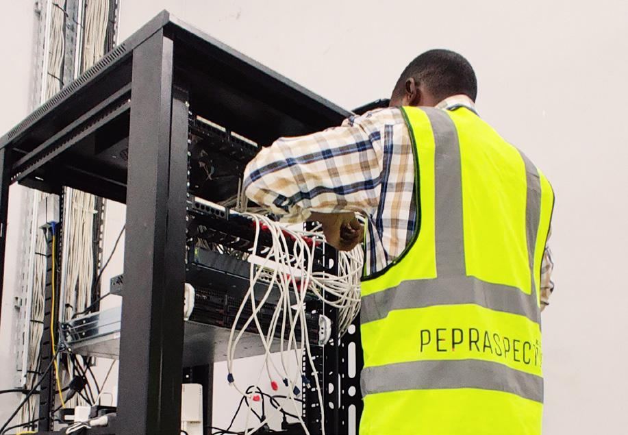 Pepraspective security installation project in Nigeria
